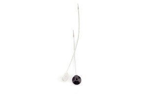 YS708 Iron lanyard with rubber cover for hard tag /RM tag/AM tag