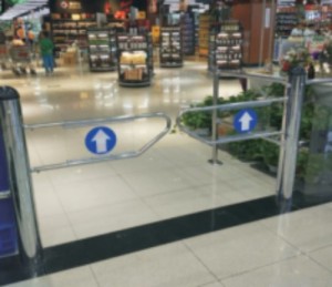 YST01 Round Radar Dual-Swing Gate