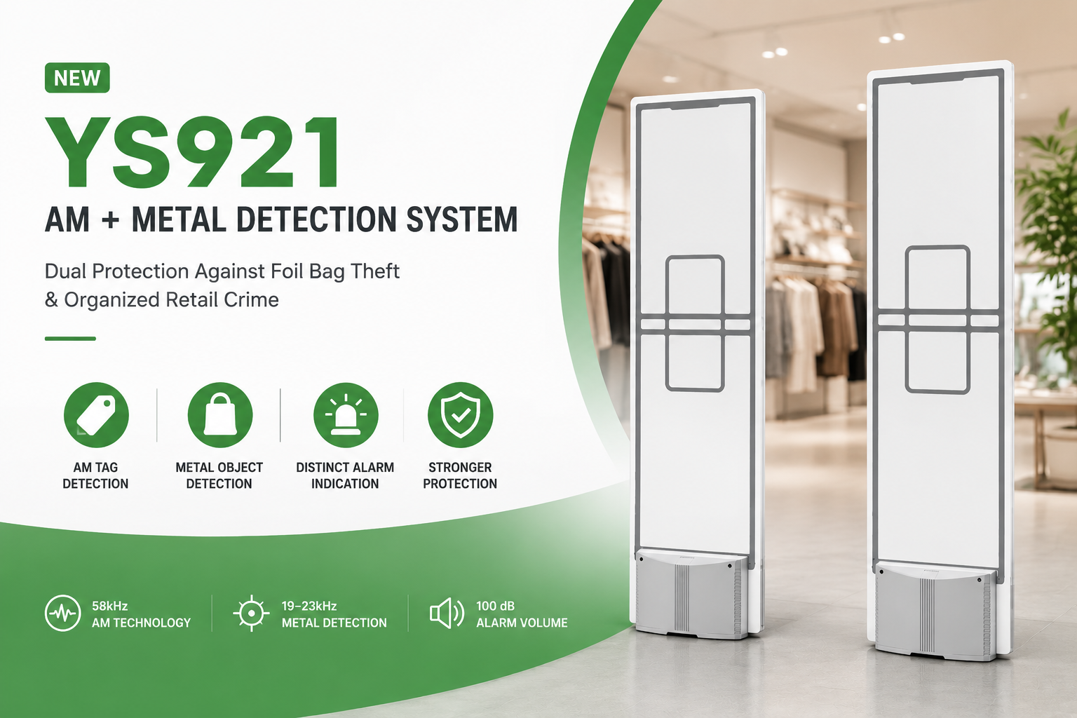 Yasen Launches the YS921 AM + Metal Detection System