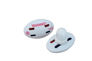 YS325 Oval Ink Tag security tag with pin  for clothes