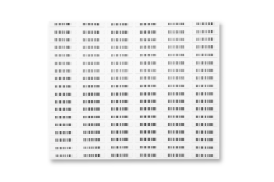 YS608-3 Barcode AM Label